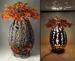 The Mother Tree, Gourd Lamp by ART-fromthe-HEART