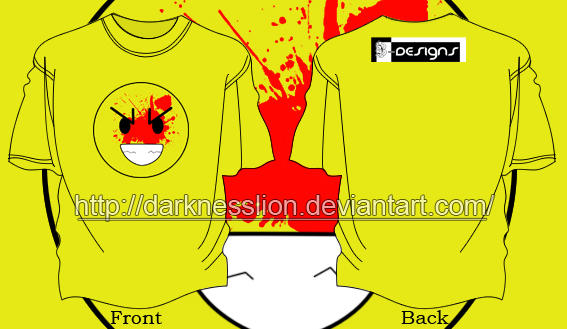 Yellow Face t-shirt design