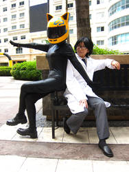 Durarara: Celty and Shinra by generaltifa