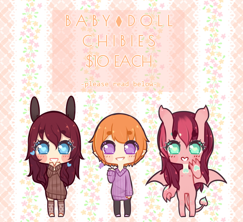 B a b y - D o l l Chibies : Round 1 OPEN[$10ea]