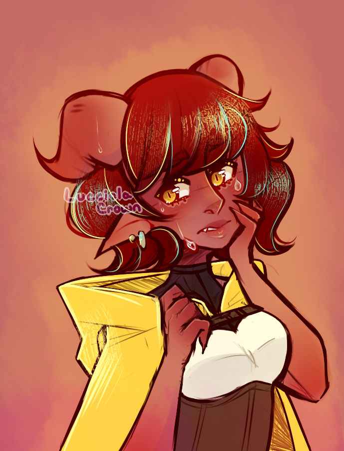 Quickfire Headshot : Marigold by witchuru