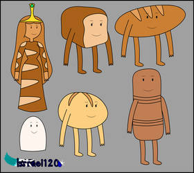 Adventure Time Species: Bread People by isrrael120