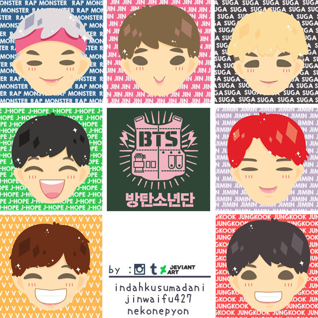 BTS VECTOR FAN ART by nekonepyon on DeviantArt