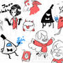 Dont Starve Gravity Falls sketches