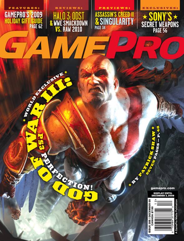 GamePRO: GOW III cover