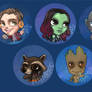 Guardians of the Galaxy buttons