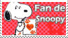 Stamp snoopy love
