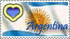 Stamp Argentina by Drixi