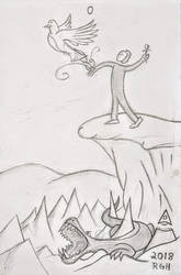 Fool Archetype Drawing from 2018