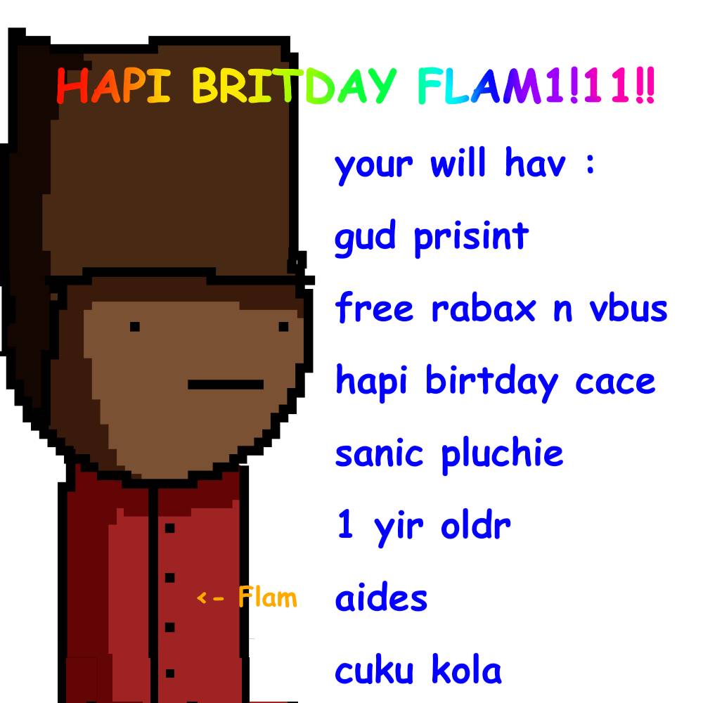 Roblox Noob Character Greeting Card