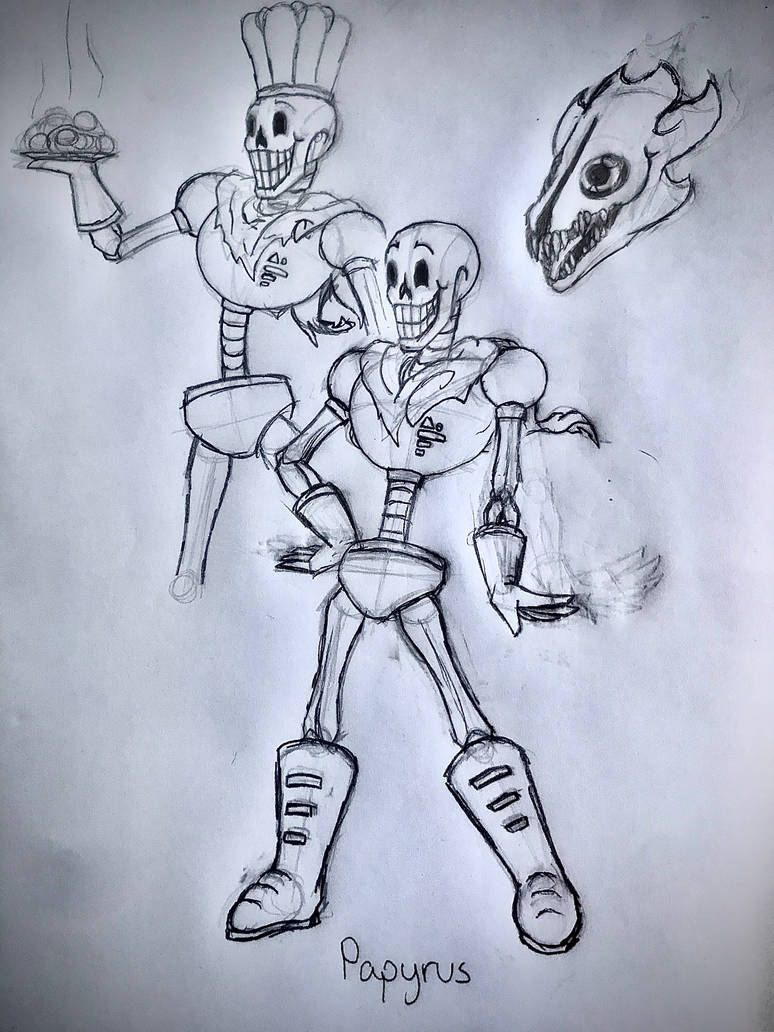 Pappyrus Drawing PAPYRUS by ChristianDrawzStuff on DeviantArt