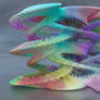 Abstract Rainbow Beaded Twist 2