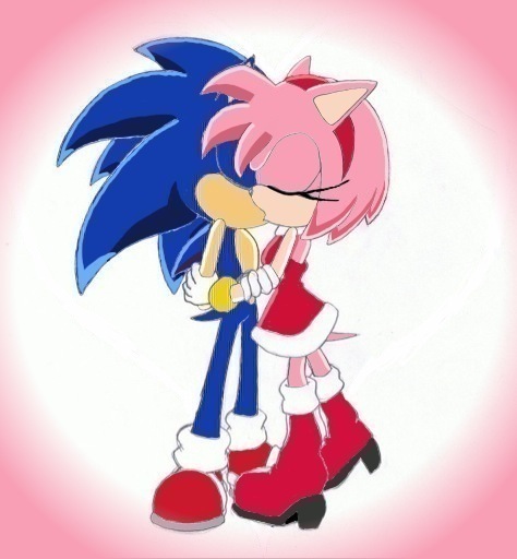 pix Sonic And Amy Kiss Deviantart sonamy kiss sonic x style by