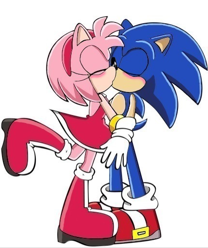 Sonamy fanart from Sonic X by calynne on DeviantArt