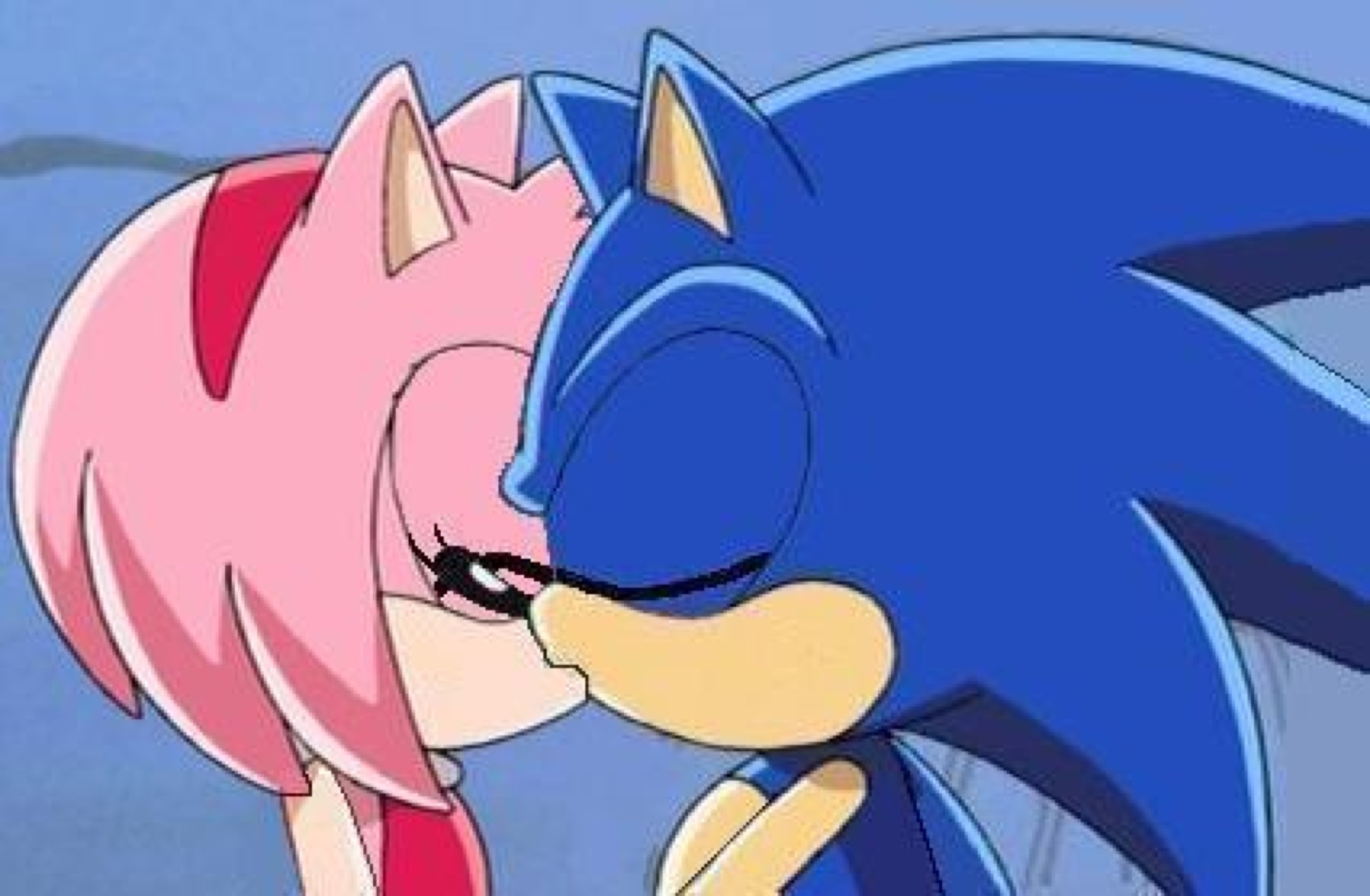 sonamy Kiss - Sonic The Hedgehog and His Friends photo (17804200