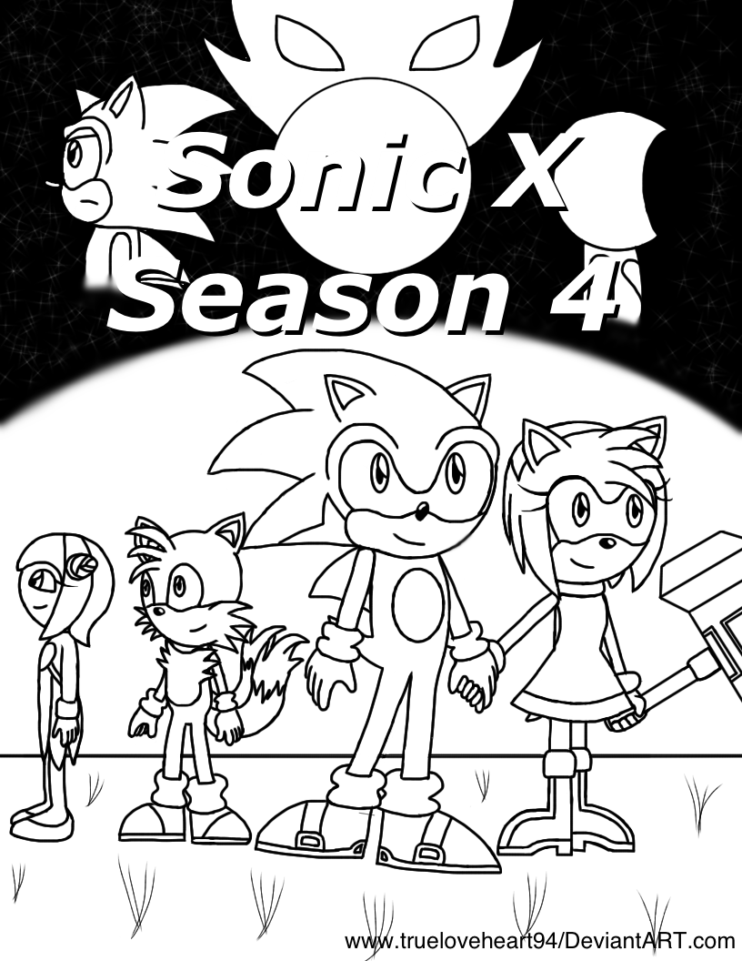 Art sonic the hedgehog movie coloring pages Sonic X Season 4 Comic (Without Color) by trueloveheart94 on DeviantArt