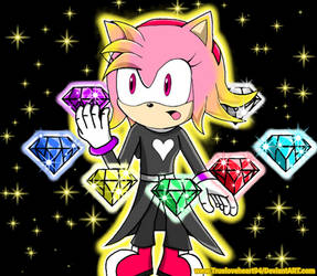 Sonic X Season 5 - Amy using The Chaos Emeralds