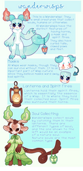 [WANDERWISPS] Species Guide by gelatako