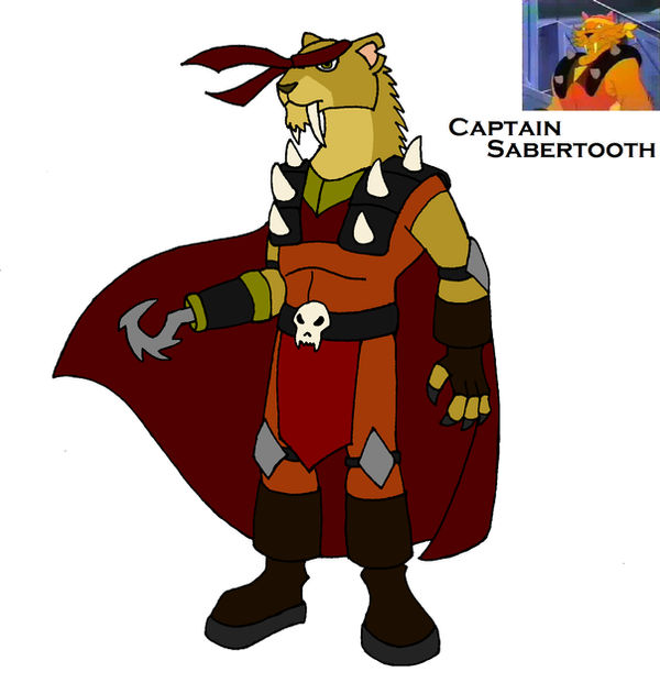 Captain Riptooth Captain Sabertooth by HewyToonmore on DeviantArt