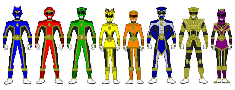 Power Rangers Forest Guardians by HewyToonmore on DeviantArt