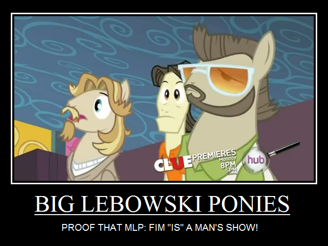 Big Lebowski Ponies Poster