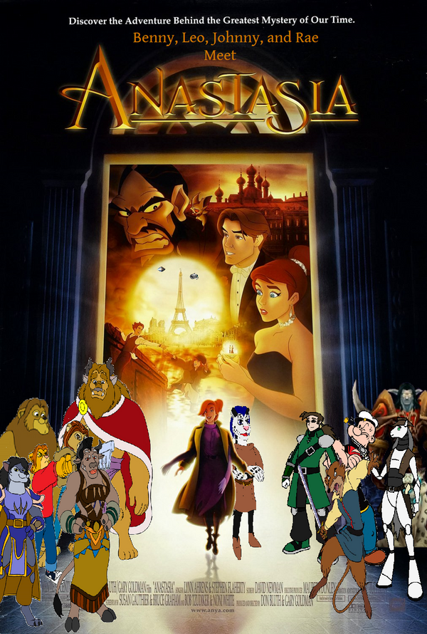 Benny, Leo, Johnny, and Rae Meet Anastasia Poster by HewyToonmore on ...