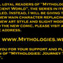 Mythologies Webcomic Update (Being Rebooted)