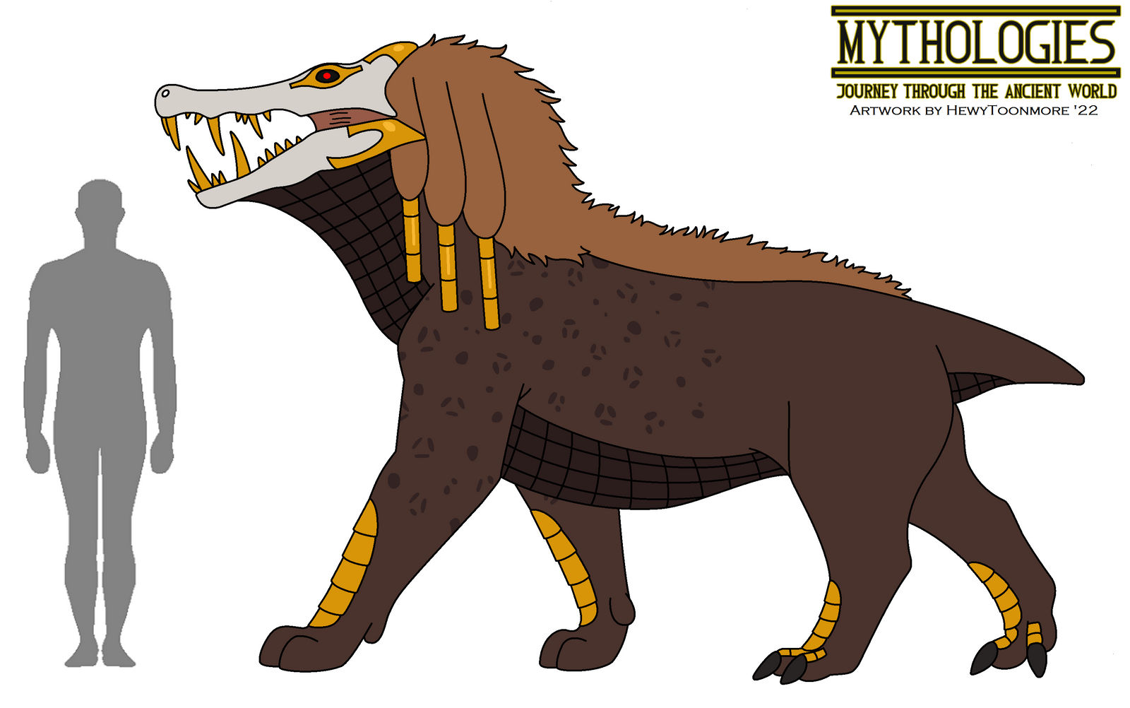 Ammit Color Mythologies - Ammit the Devourer 2022 by HewyToonmore on DeviantArt