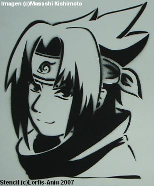 sasuke kun stencil by lorfis aniu on deviantart