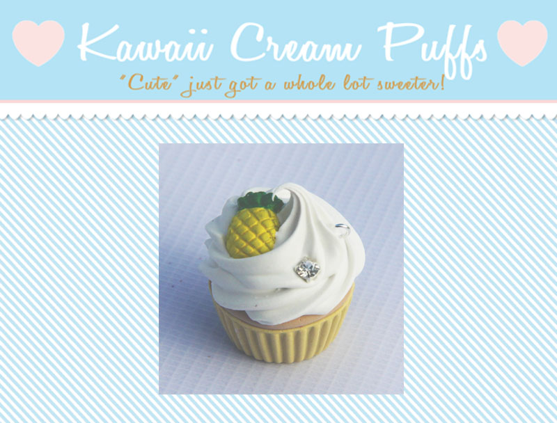 Pineapple Cream Cupcake