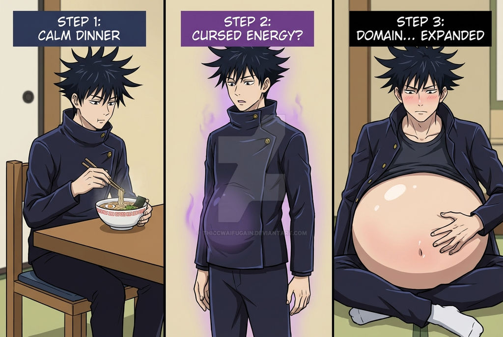 Helltaker Inflation Belly Inflation (commissions open) by ThiccWaifuGain on DeviantArt