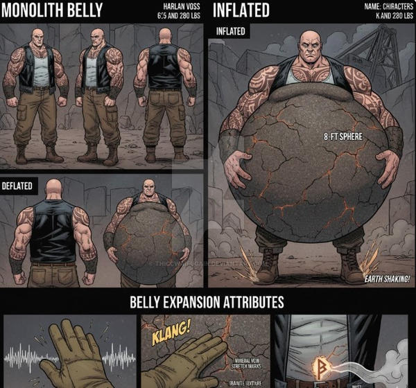 Helltaker Inflation Belly Inflation (commissions open) by ThiccWaifuGain on DeviantArt