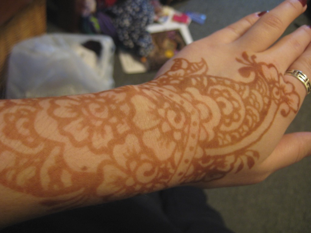 Henna Design on Arm