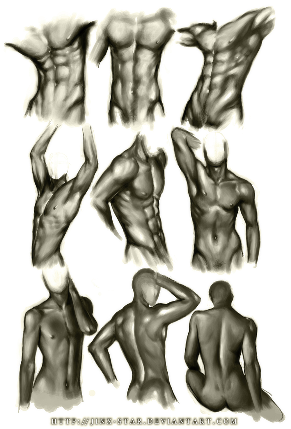 +MALE BODY STUDY III+