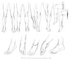 +LEGS AND FEET STUDY+ by jinx-star