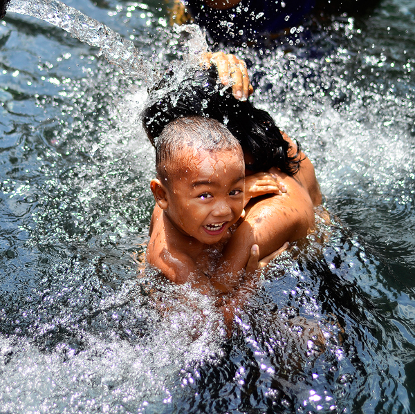 Boy in holy spring 02