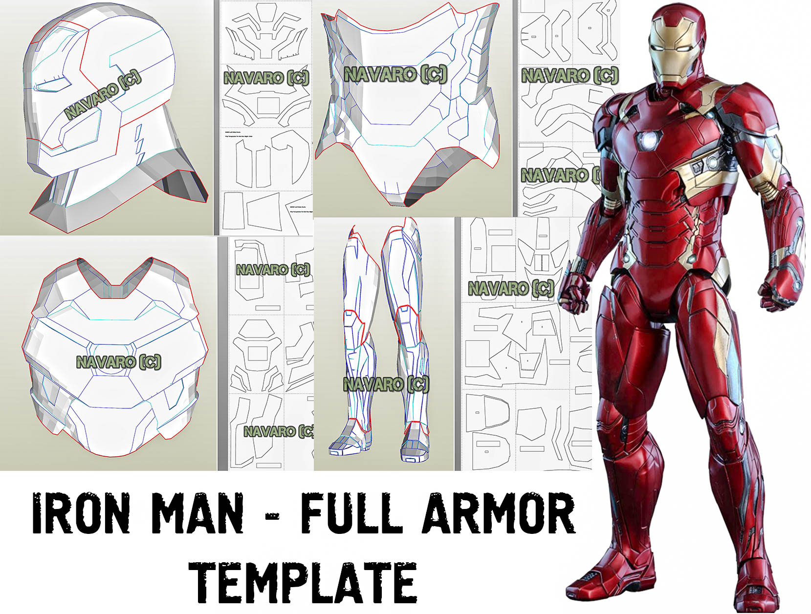 iron man foam helmet scale MK 46 (Foam Template) Step into superhero style with this life Iron man mk85 suit foam