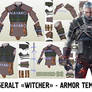 Witcher Armor Template - Geralt Armor Pepakura