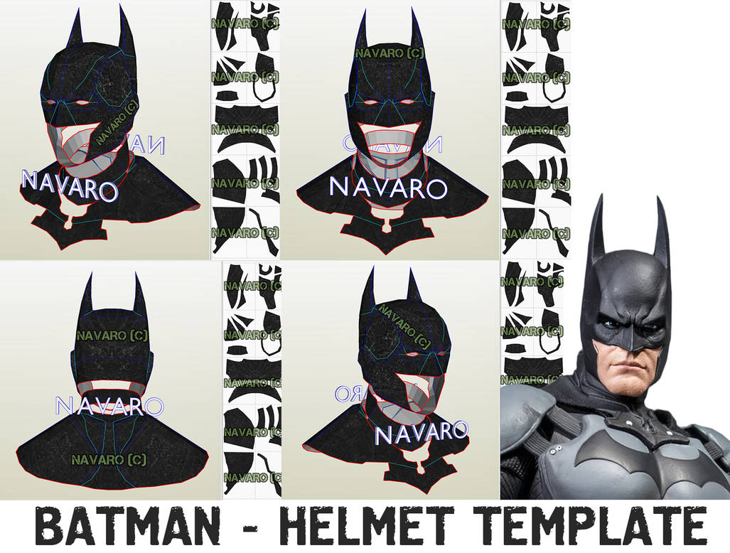 Batman Helmet Template - Batman Cowl Pepakura by BRO-NAVARO on DeviantArt batman-helmet-template-batman-cowl-pepakura-by-bro-navaro-on-deviantart
