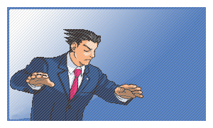 Phoenix Wright Stamp