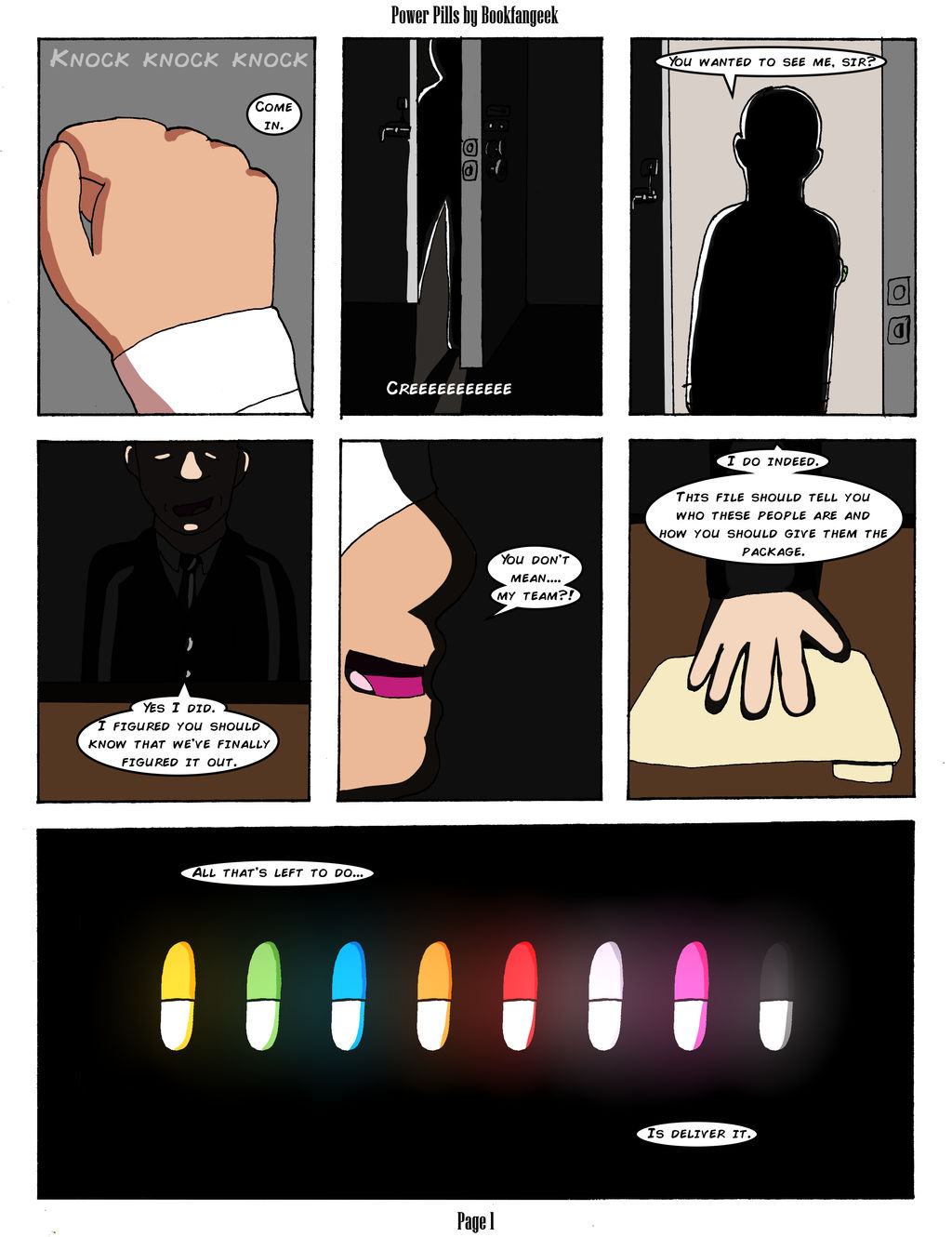 Power Pills page 1: Prologue