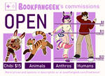 [OPEN] Commission Short List by bookfangeek