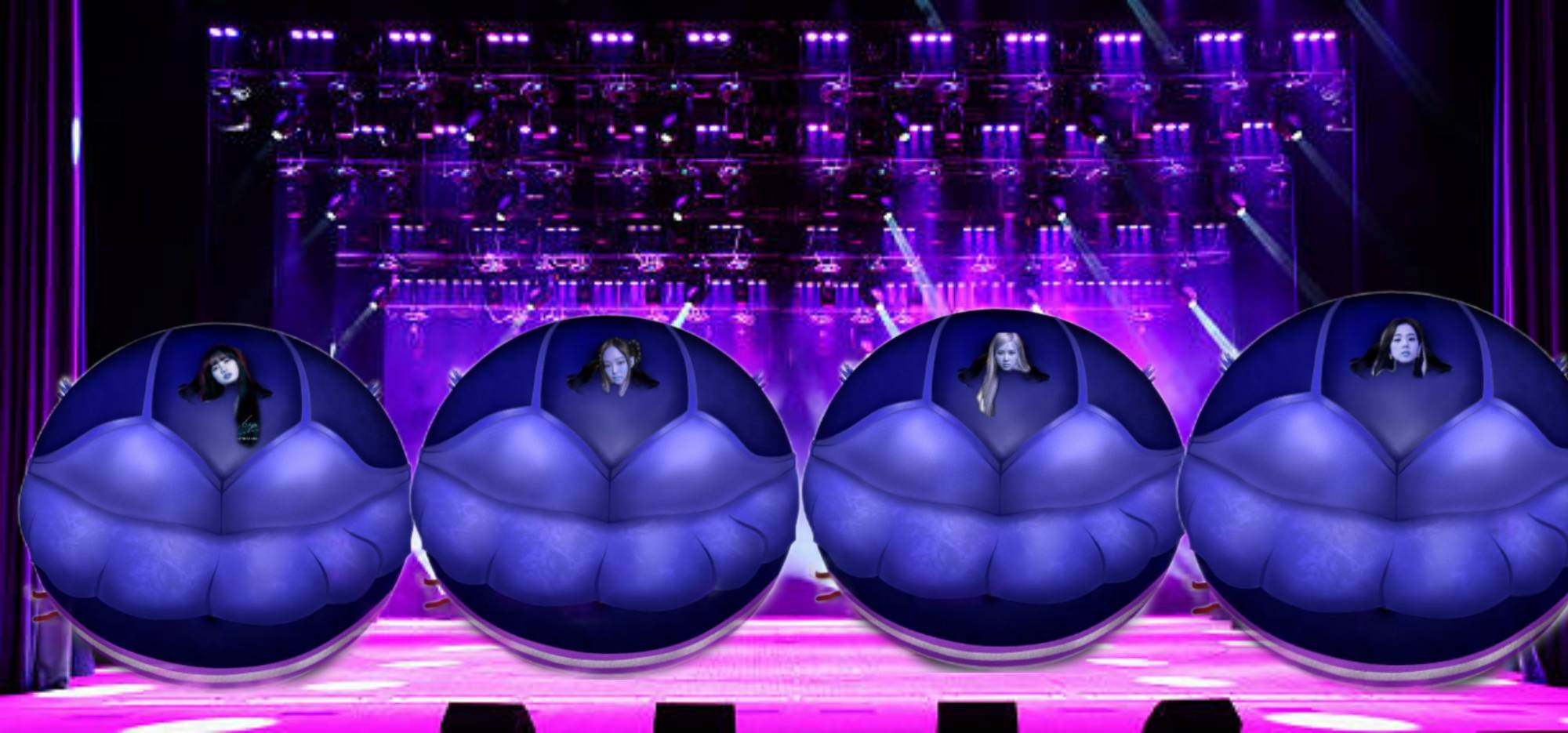 Pink Player Inflation Blackpink groups blueberry inflation by zik271 on DeviantArt