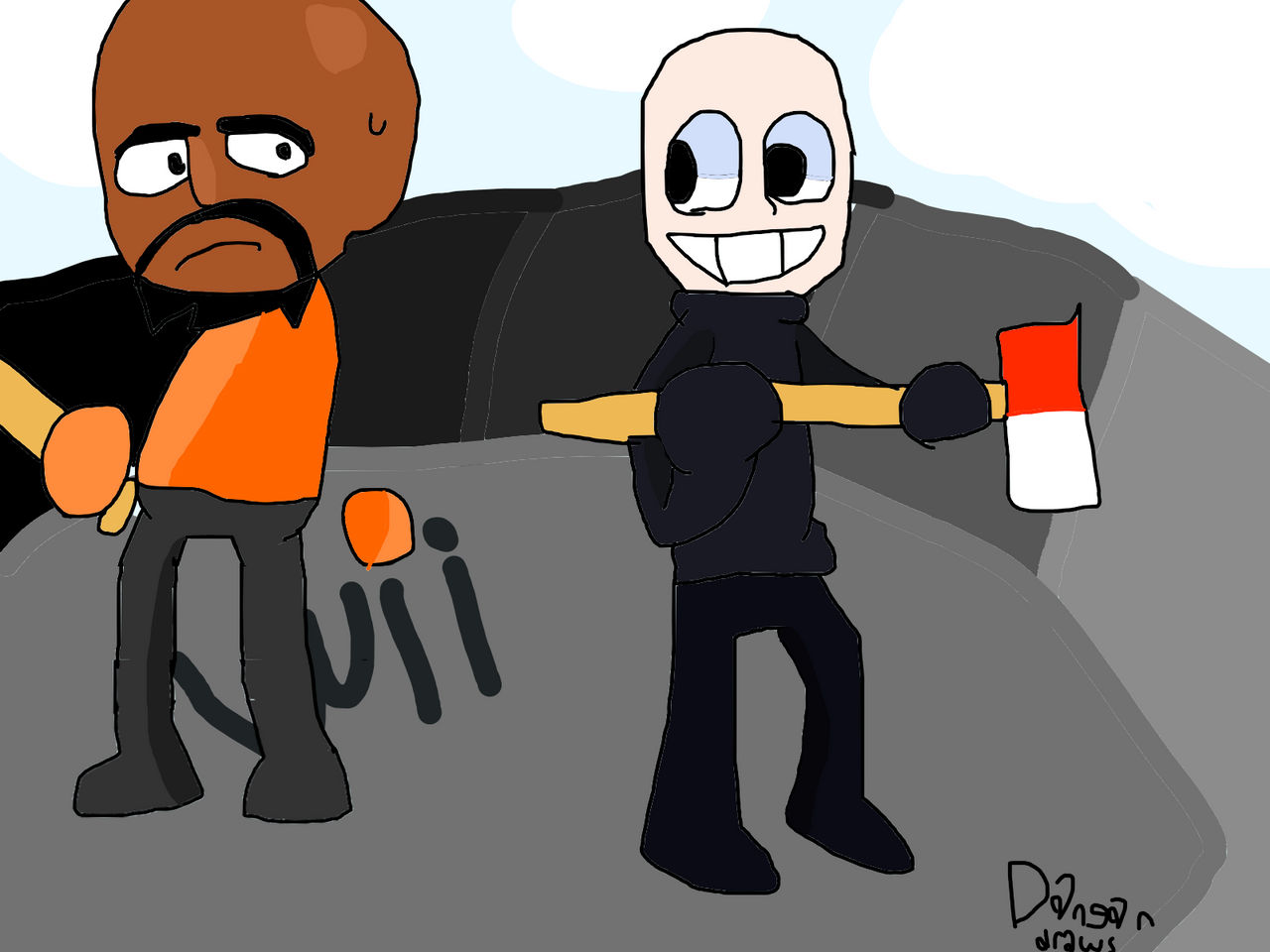 eleted VS. Matt by DanganDraws on DeviantArt