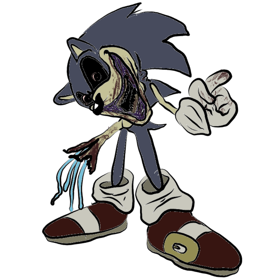 Sonic.EXE Retake by DanganDraws on DeviantArt