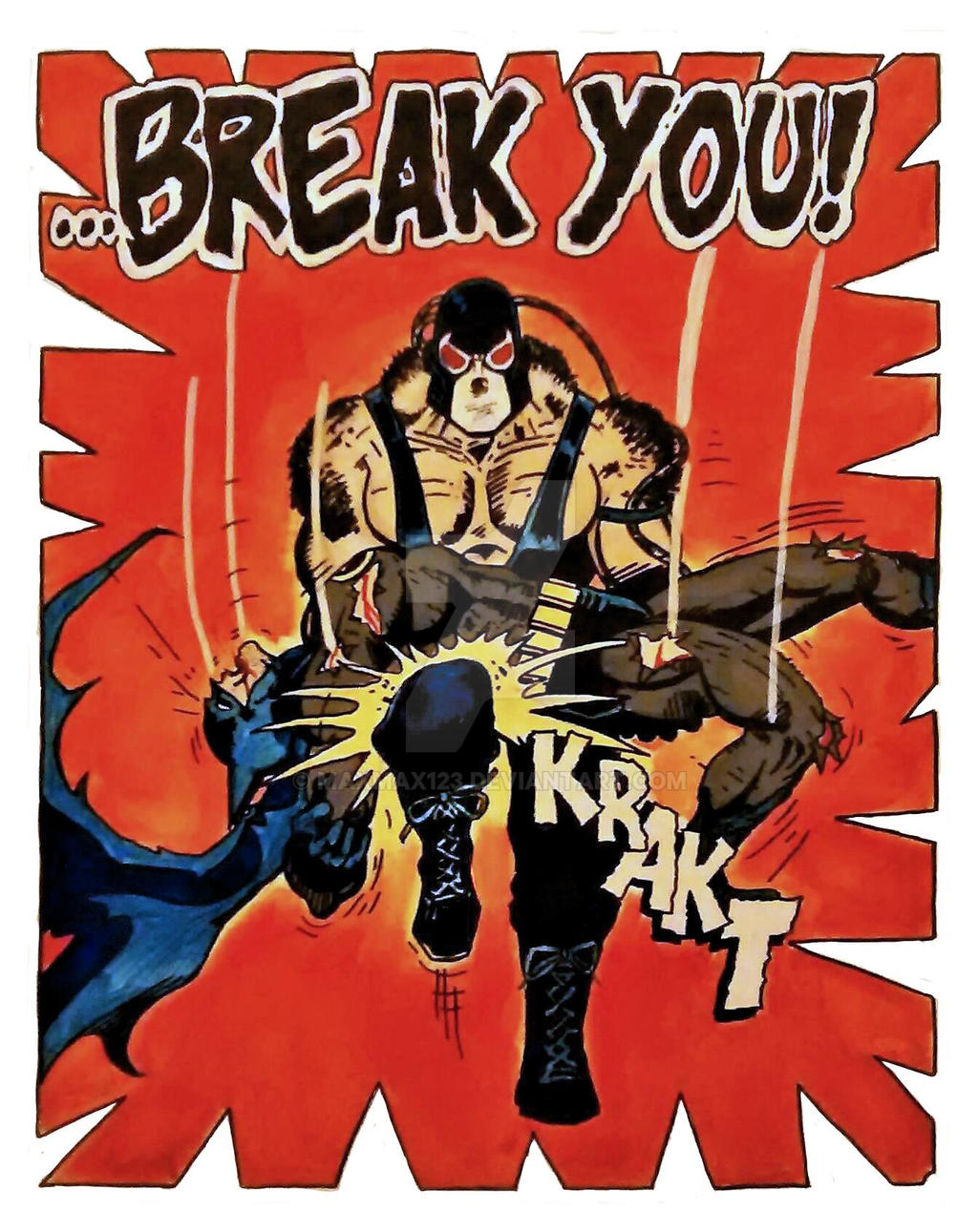 bane breaks the bat by maxmax123 on DeviantArt
