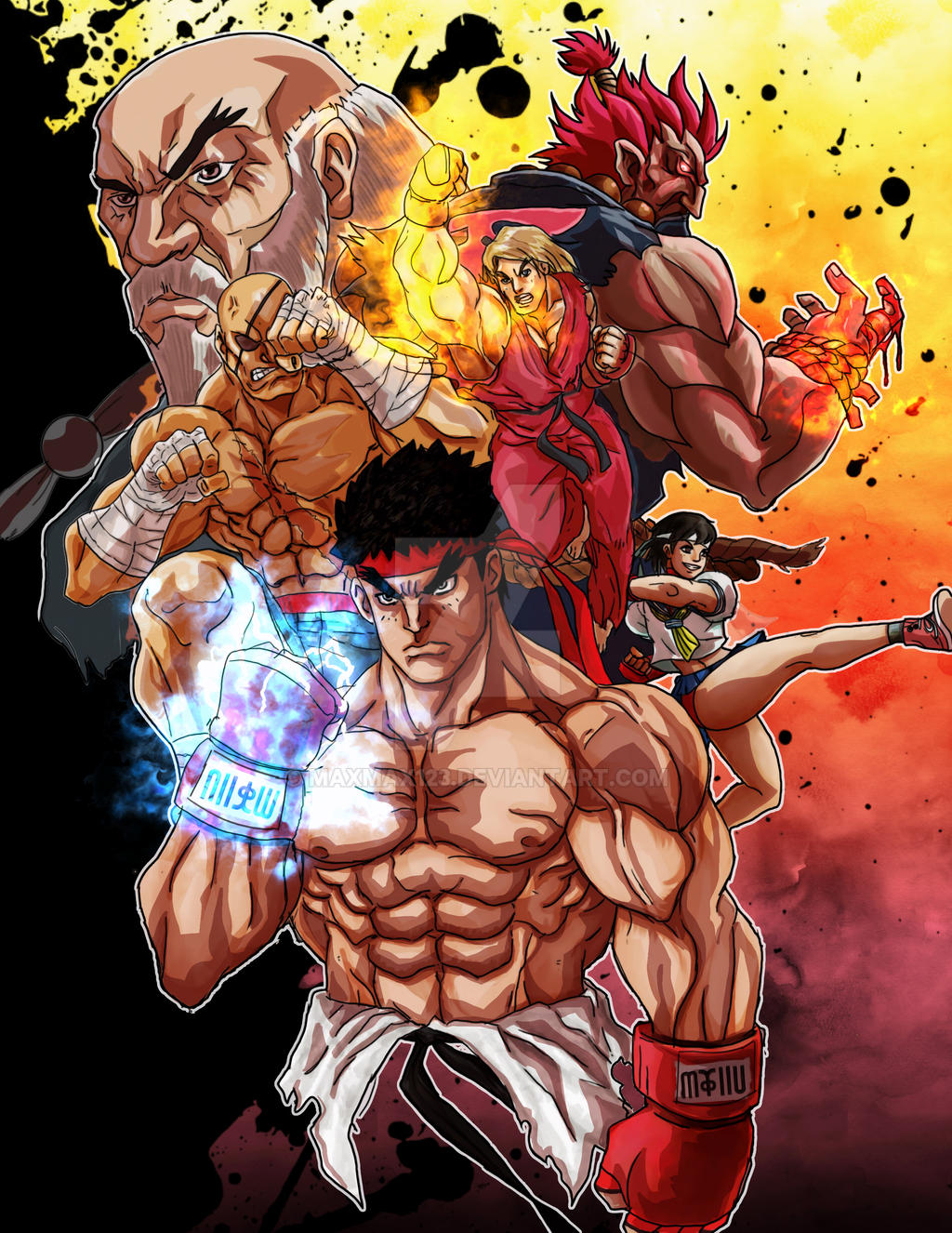 Evil Ryu (Street Fighter IV) by acecore2k on DeviantArt