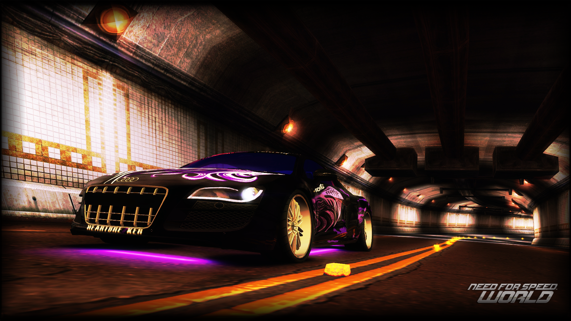 NFS World Audi R8 5.2 Wallpaper