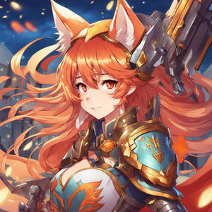 Fox girl in armor