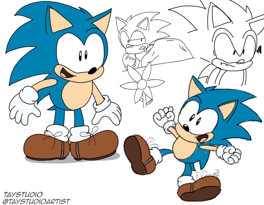 Why does Classic Sonic look like a baby? : r/SonicTheHedgehog
